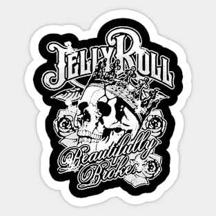 Jelly Roll - Beautifully Broken T-Shirt Sticker